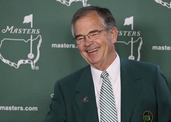 Billy Payne is retiring as chairman of the Augusta National Golf Club. Picture: Curtis Compton/Atlanta Journal-Constitution via AP