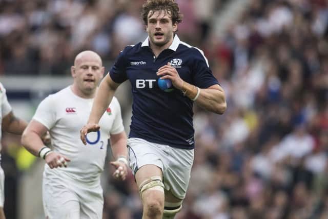 Richie Gray is expected to be out for two months. Picture: Gary Hutchison/SNS/SRU