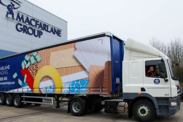 Macfarlane saw its first-half profits motor ahead almost 27%. Picture: Contributed