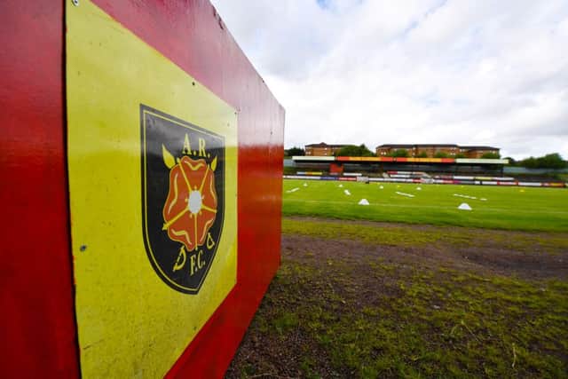 The Cliftonhill side have been thrown out of the competition. Picture: SNS