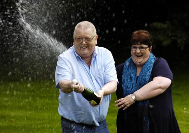 Colin and Christine Weir have donated more than four million pounds to the SNP after their Euromillions lottery win in 2011. Picture: Phil Wilkinson