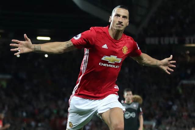 Zlatan Ibrahimovic scored 28 goals for Manchester United last season before suffering a knee ligament injury. Picture: Nick Potts/PA Wire