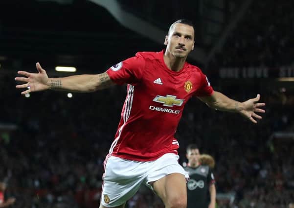 Zlatan Ibrahimovic scored 28 goals for Manchester United last season before suffering a knee ligament injury. Picture: Nick Potts/PA Wire