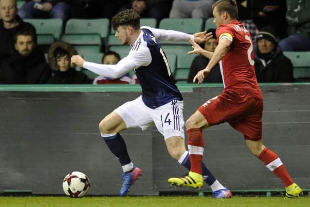 Scotland winger Oliver Burke is wanted by West Brom. Picture Michael Gillen