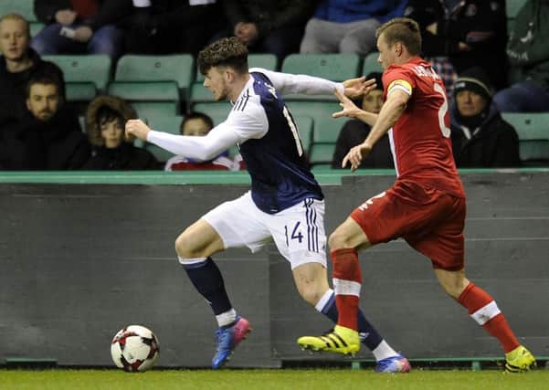 Scotland winger Oliver Burke is wanted by West Brom. Picture Michael Gillen
