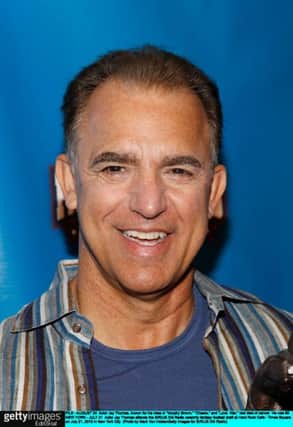 FILE - AUGUST 24:  Actor Jay Thomas, known for his roles in Murphy Brown, Cheers, and Love & War, had died of cancer.  He was 69. NEW YORK - JULY 21:  Actor Jay Thomas attends the SIRIUS XM Radio celebrity fantasy football draft at Hard Rock Cafe - Times Square on July 21, 2010 in New York City.  (Photo by Mark Von Holden/Getty Images for SIRIUS XM Radio)