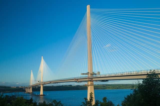 The Queensferry Crossing is to open this week  All pictures reproduced courtesy of Transport Scotland.