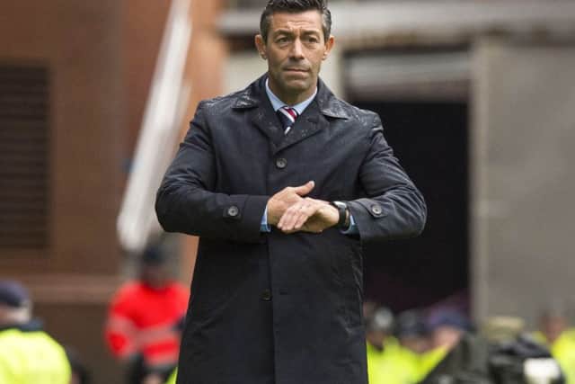 Rangers manager Pedro Caixinha. Picture: SNS