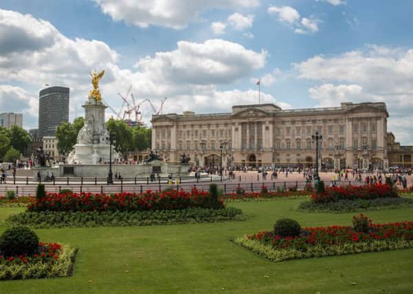 Two police officers suffered minor injuries after being attacked outside Buckingham Palace. Picture: Rob Stothard/Getty Images
