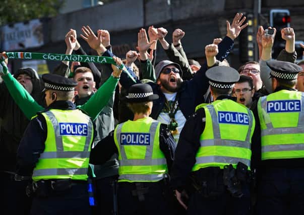 Celtic fans arrive for the home league match against Rangers last September  fan groups of both clubs back repeal of the act. Picture: Getty Images