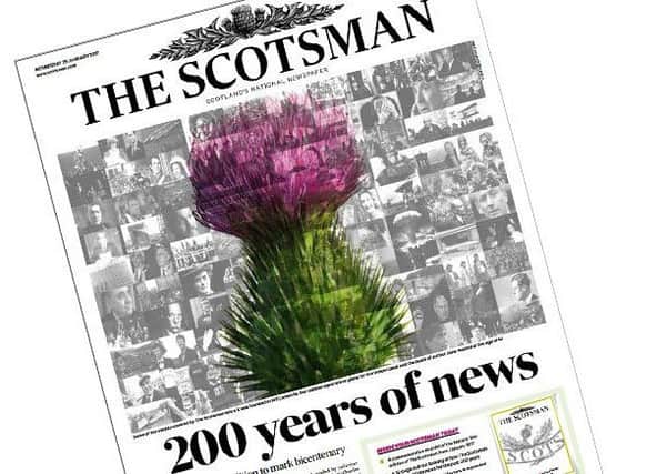 The Scotsman is celebrating its 200th year. Pic: TSPL