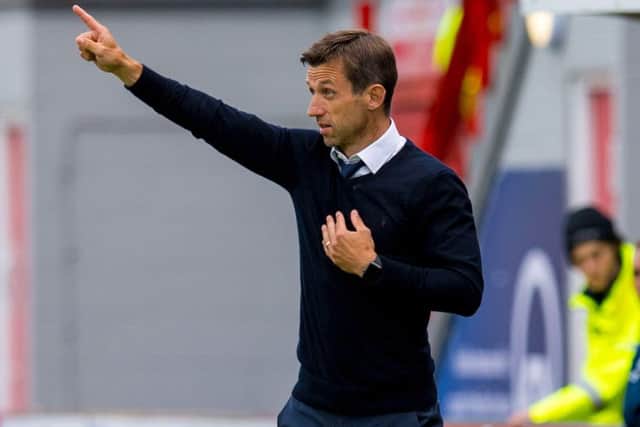 Neil McCann reckons his side have been playing well  and hopes to break point duck against Hibs. Photograph: Ross Parker/SNS