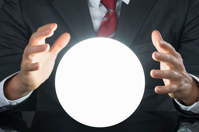 Crystal ball time: economic predictions are notoriously inaccurate. Picture: Getty Images