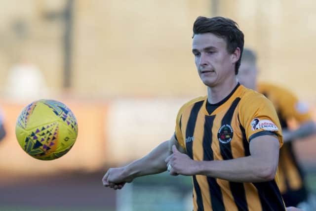 Berwick Rangers let their supporters know shortly before kick-off. Picture: SNS
