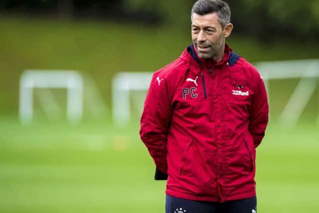 Rangers manager Pedro Caixinha. Picture: SNS