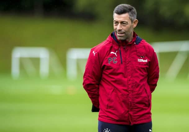 Rangers manager Pedro Caixinha. Picture: SNS