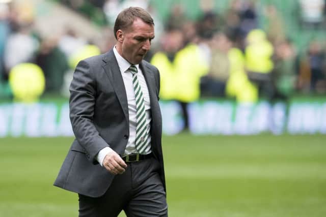 Brendan Rodgers saw his side draw with St Johnstone. Picture: SNS