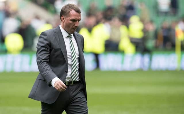 Brendan Rodgers saw his side draw with St Johnstone. Picture: SNS