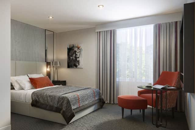 An artist's impression of one of the new rooms at Ten Hill Place. Picture: Contributed