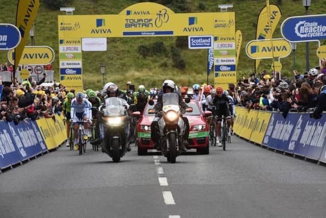 Picture: the Tour of Britain in Edinburgh, 2015, supplied