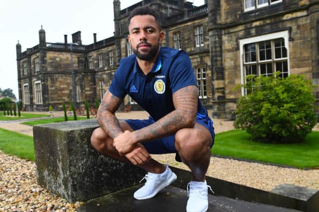 Jordan Archer is revelling in his first experience with Scotland's senior squad. Picture: SNS.