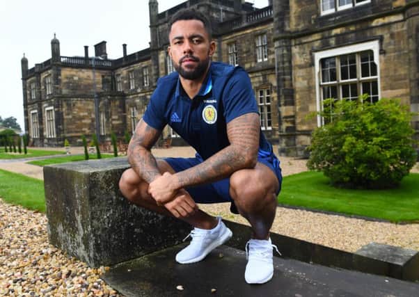 Jordan Archer is revelling in his first experience with Scotland's senior squad. Picture: SNS.
