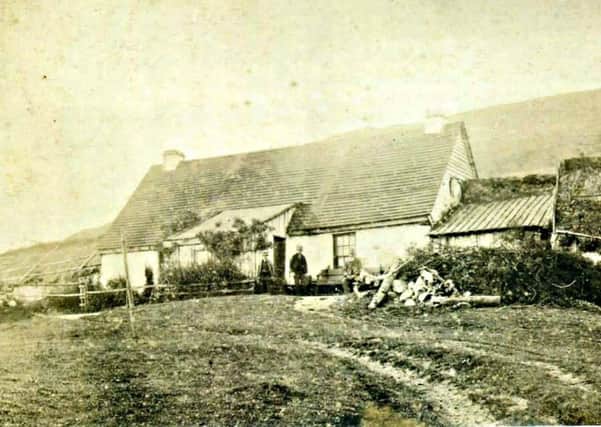 Downie's Cottage near Tomintoularound 1900. PIC: Contributed.