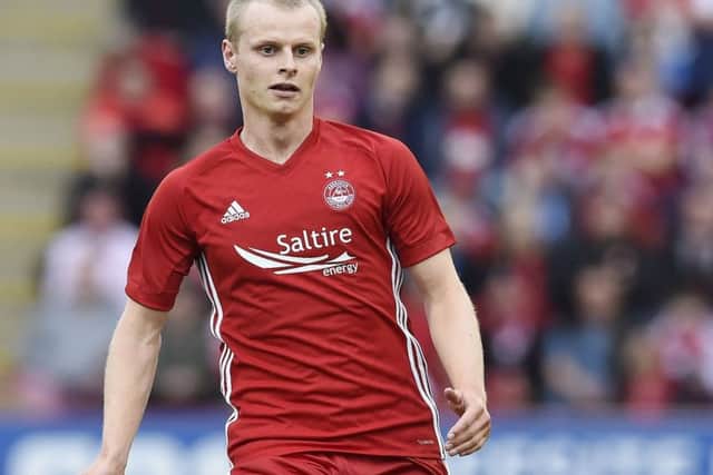 Aberdeen's Gary Mackay-Steven. Picture: Ian Rutherford/PA Wire.