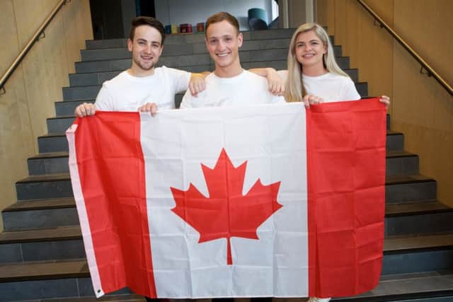 From left: Matthew Leith, Euan Donnelly and Charlotte Laing. Picture: Contributed