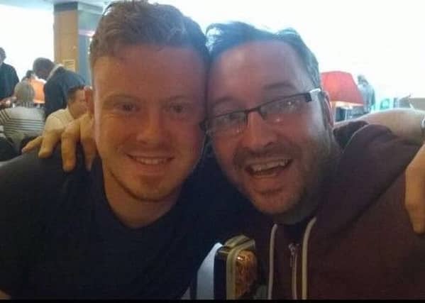 Christopher and Scot. Picture: Supplied