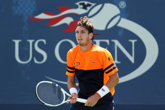 After defeating Dmitry Tursunov on Monday, Cameron Norrie takes on Pablo Carreno Busta for a place in the third round. Picture: Matthew Stockman/Getty