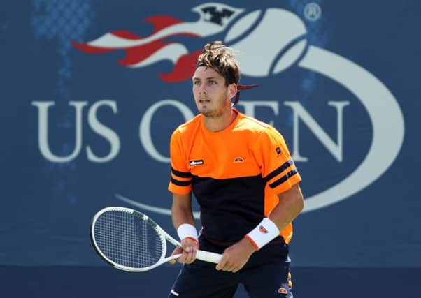 After defeating Dmitry Tursunov on Monday, Cameron Norrie takes on Pablo Carreno Busta for a place in the third round. Picture: Matthew Stockman/Getty