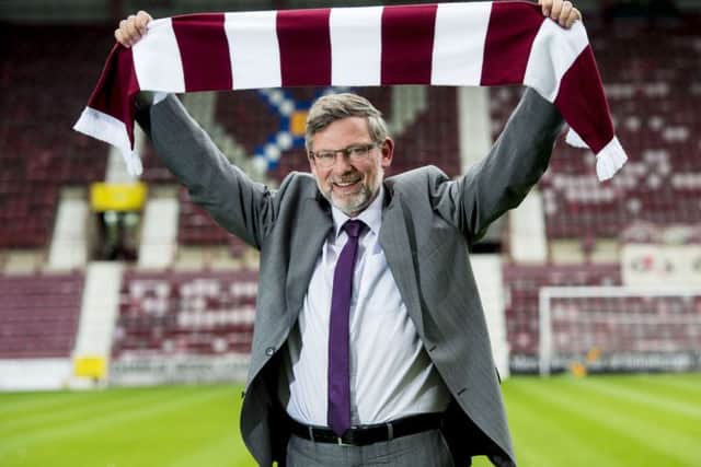 Craig Levein is unveiled as Hearts new manager. Picture: SNS/Craig Williamson