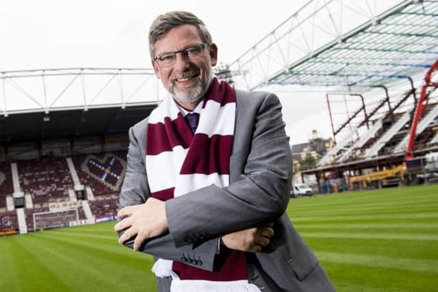 Craig Levein is unveiled as Hearts' new manager. Picture: Craig Williamson/SNS
