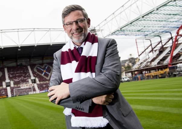 Craig Levein is unveiled as Hearts' new manager. Picture: Craig Williamson/SNS