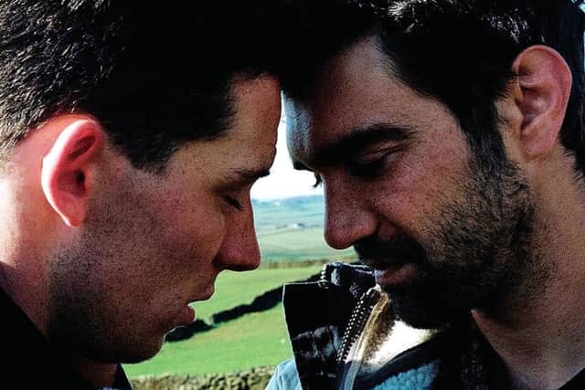 Josh OConnor and Alec Secareanu in God's Own Country