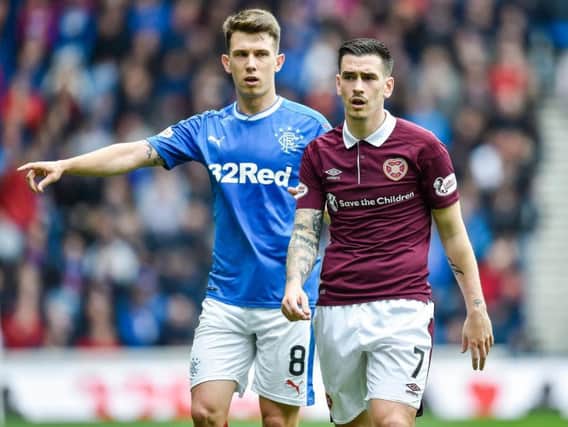 Jamie Walker, right, has long been a target of Rangers. Picture: SNS