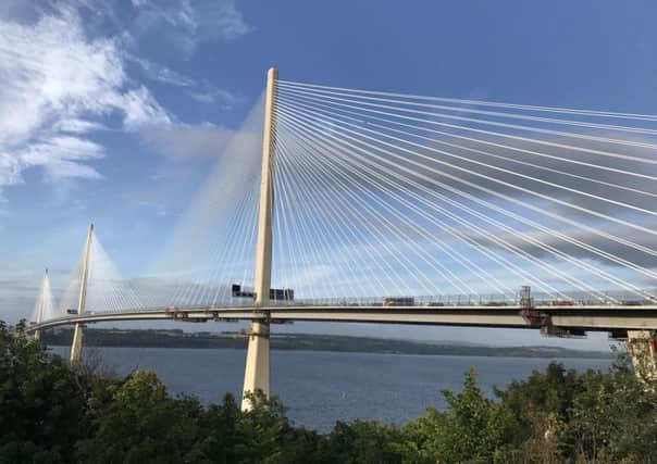 The Queensferry Crossing is now open to traffic. Picture: Tony McGuire/Scotsman