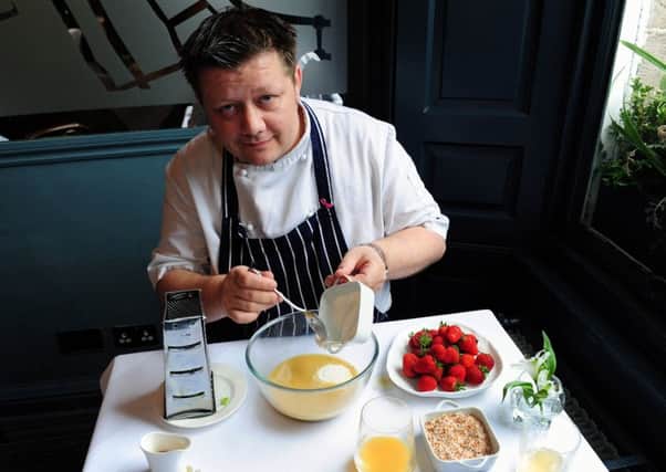Chef Mark Greenaway backed Edinburgh's bid to host the Pangborn Sensory Symposium. Picture: Ian Rutherford