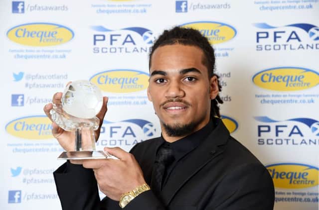 Jason Denayer won the PFA Scotland Young Player of the Year Award during his spell with the club. Picture: SNS