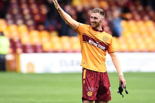 Motherwell's Louis Moult was linked with a move to Rangers earlier this summer. Picture: SNS