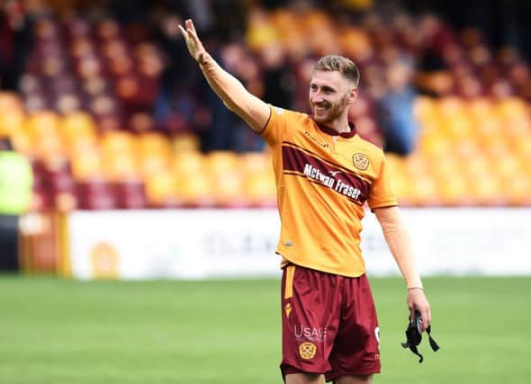 Motherwell's Louis Moult was linked with a move to Rangers earlier this summer. Picture: SNS