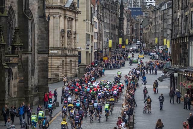 Picture: the Tour of Britain starts on 3rd September in Edinburgh, supplied
