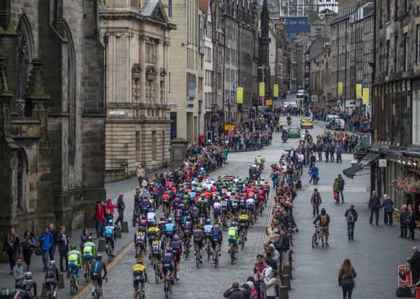 Picture: the Tour of Britain starts on 3rd September in Edinburgh, supplied