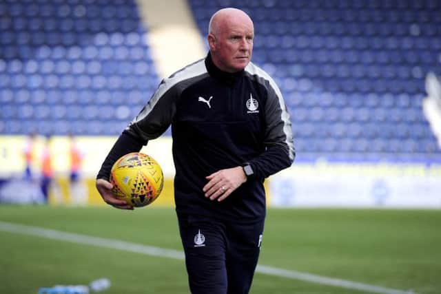 Peter Houston's Falkirk have made a disappointing start to the Championship season. Picture: Michael Gillen
