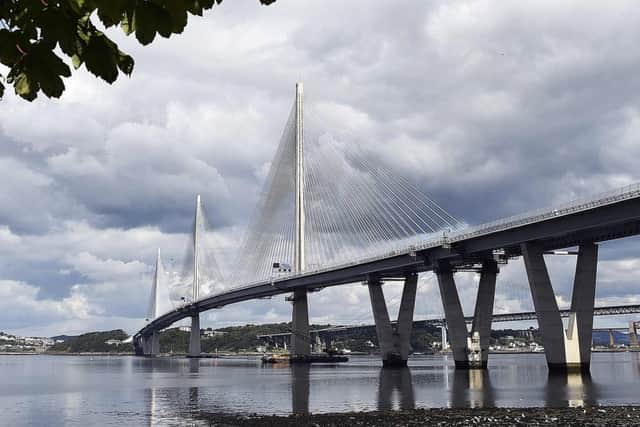 The Queensferry Crossing is a giant, high-sided funnel for transporting carbon-fuelled motor vehicles. Picture: Andy Buchanan/ Getty Images