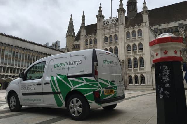 Gnewt Cargo has an all-electric fleet of delivery vehicles. Picture: Contributed