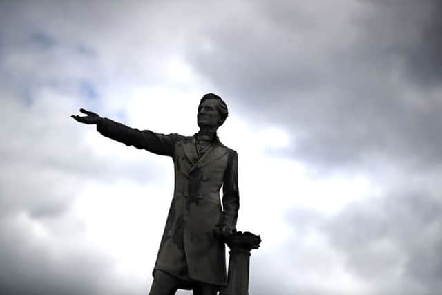 A statue of Jefferson Davis in New Orleans which was removed earlier this year (Photo: Getty)