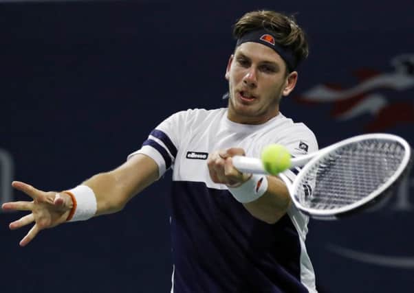 Cameron Norrie makes a return against Pablo Carreno Busta on his way to a second-round defeat in the US Open on Wednesday. Picture: AP Photo/Adam Hunger