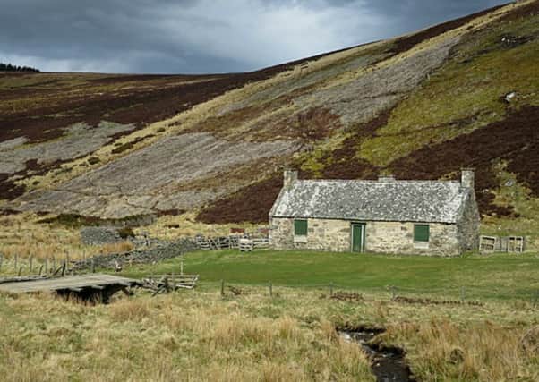 The cottage near Tomintoul where Toplis was spotted by gamekeeper, Percy Toplis and the bullet he used to shoot PC George Greig.